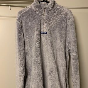 Gray pullover jacket